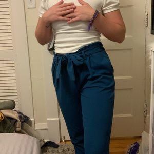 Blue dress pants